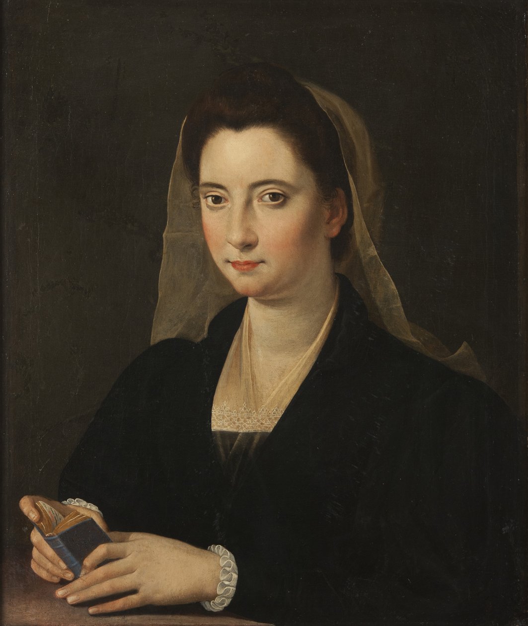 Lucrezia Cenci adında genç bayan by Scipione Pulzone