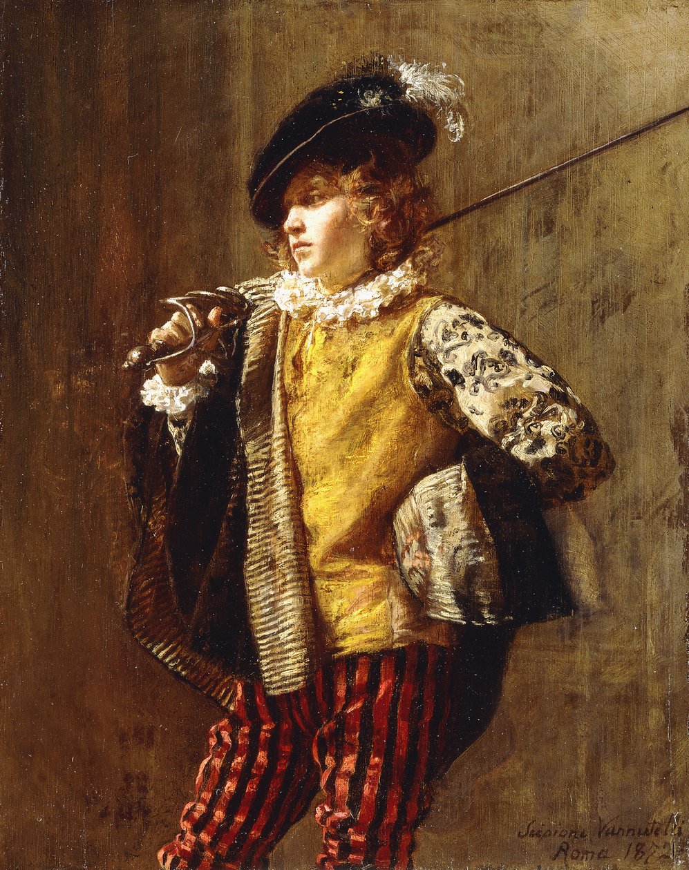 Zarif Bir Saray Üyesi, 1872 by Scipione Vannutelli