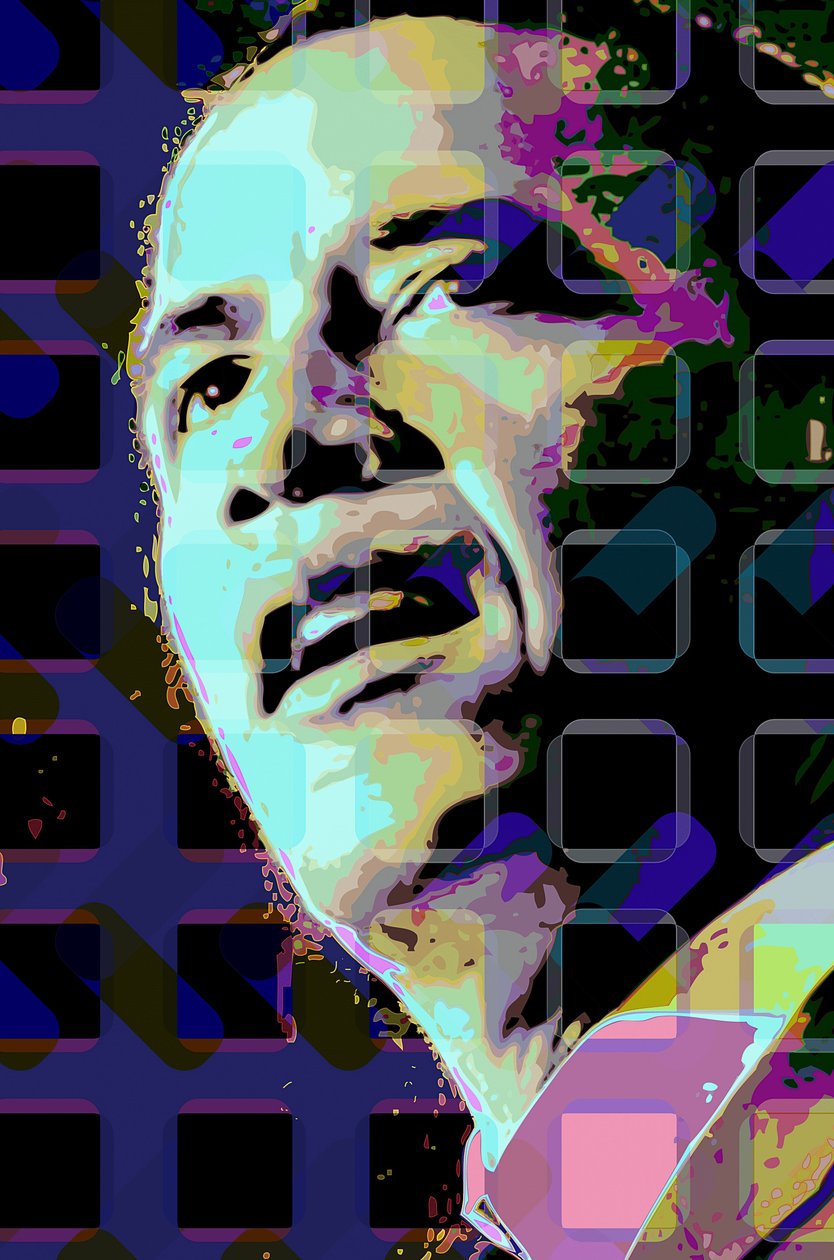 Barack Obama (dijital) by Scott J. Davis