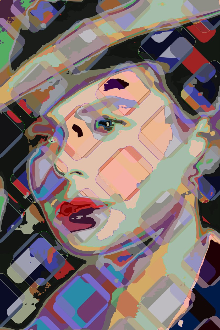 Ingrid Bergman (digital) by Scott J. Davis