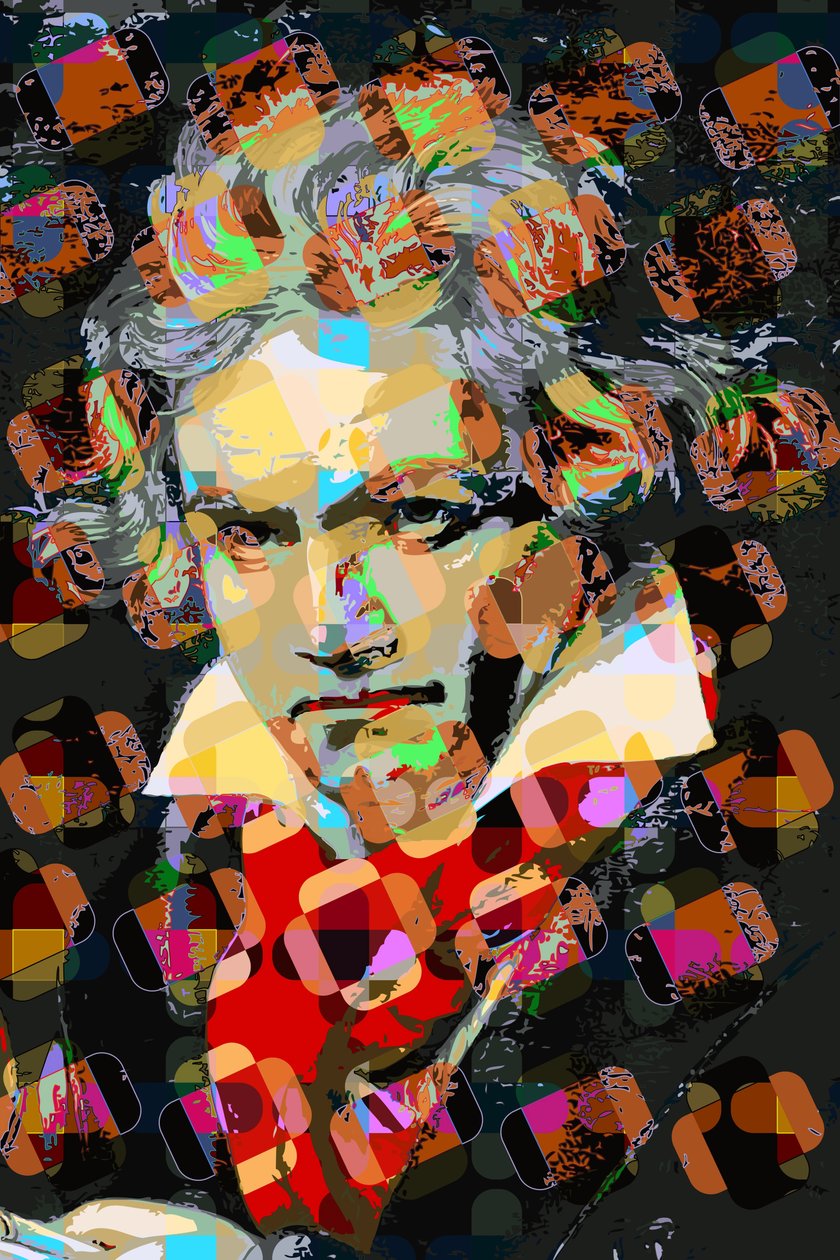 Ludwig van Beethoven (dijital) by Scott J. Davis
