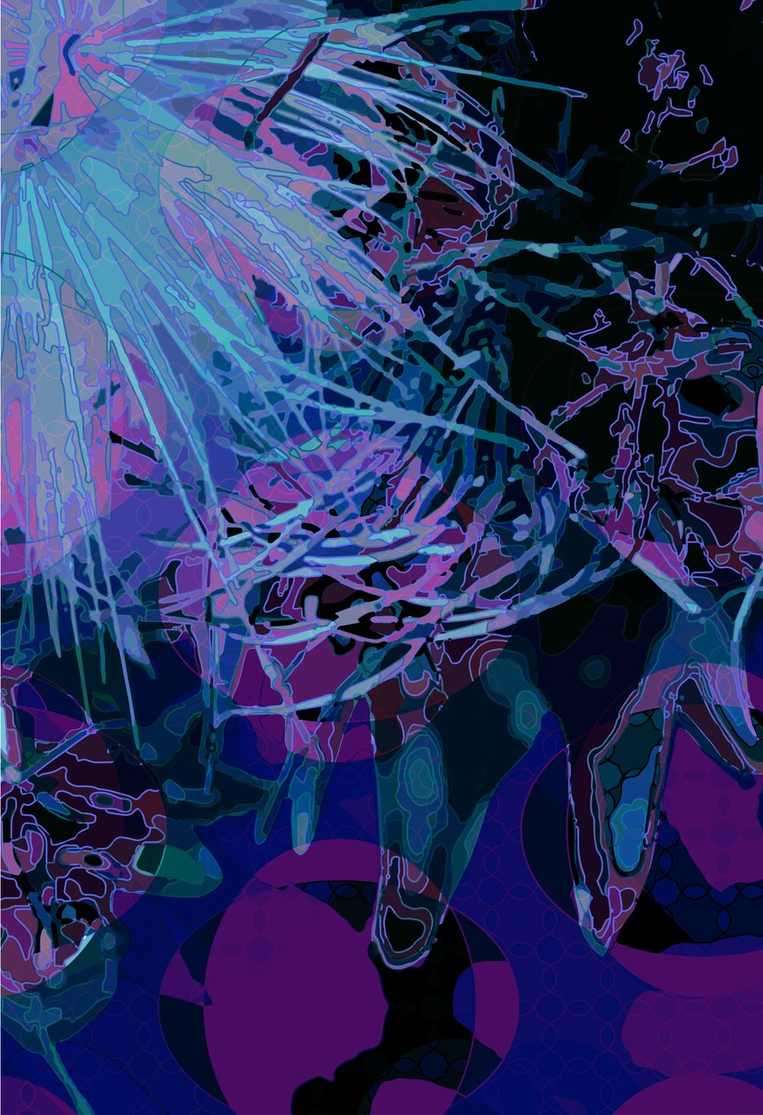 Enginar_abst_vert3 (dijital) by Scott J. Davis