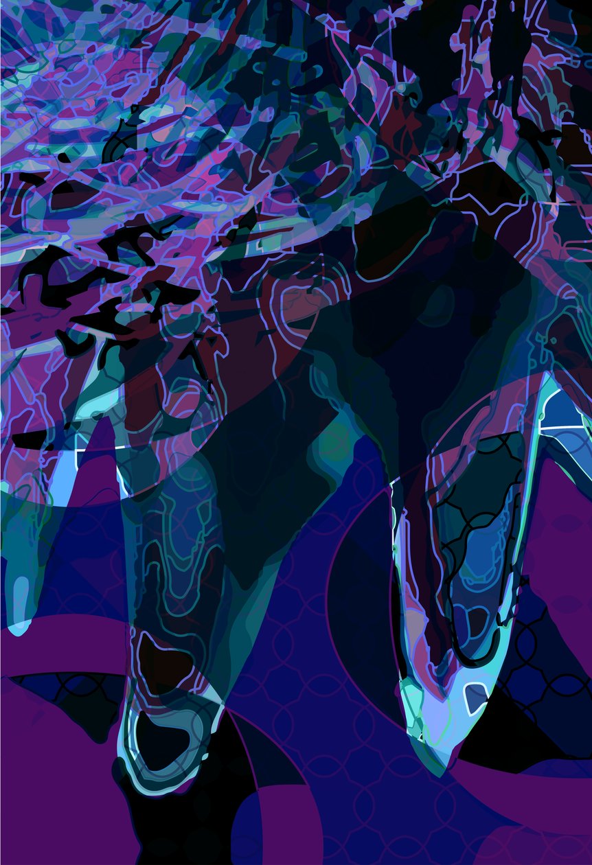 Enginar_abst_vert3b (dijital) by Scott J. Davis