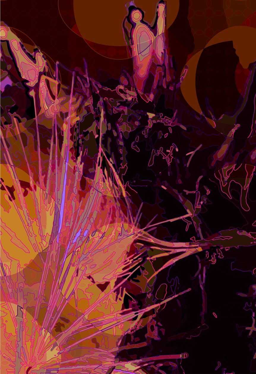 Enginar_abst_vert6 (dijital) by Scott J. Davis