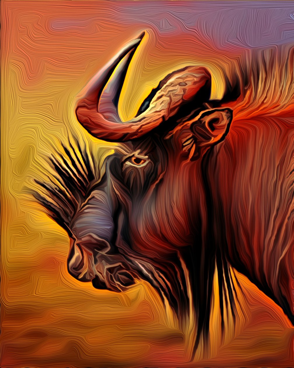 Kara Vahşi Hayvan, 2021 (dijital) by Scott J. Davis