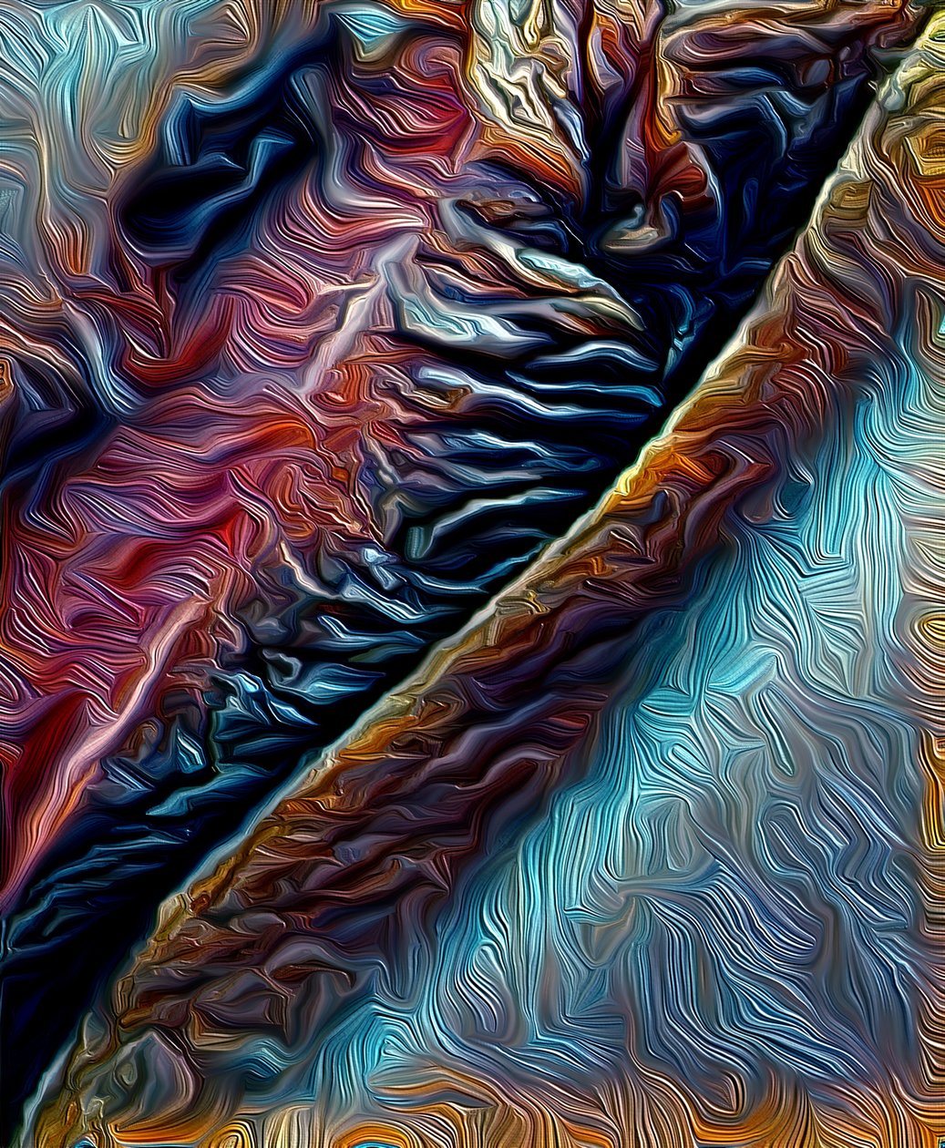 Mavi Gözyaşı, 2021 (dijital) by Scott J. Davis