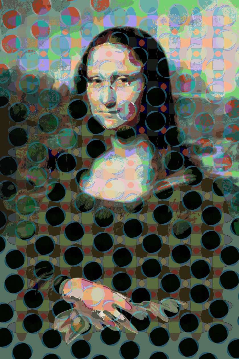 Mona Lisa (dijital) by Scott J. Davis