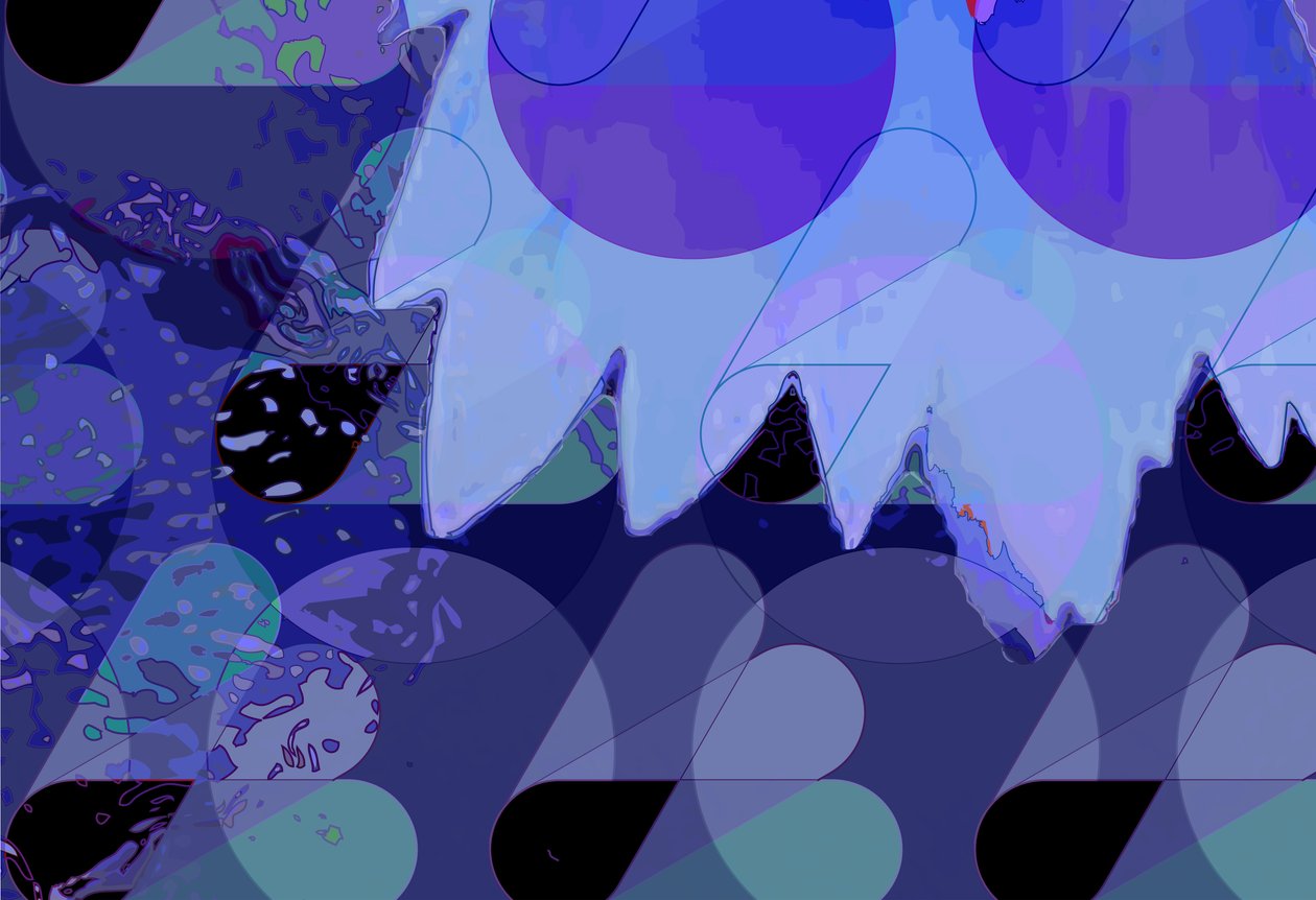water_lilly_vert3_abst by Scott J. Davis