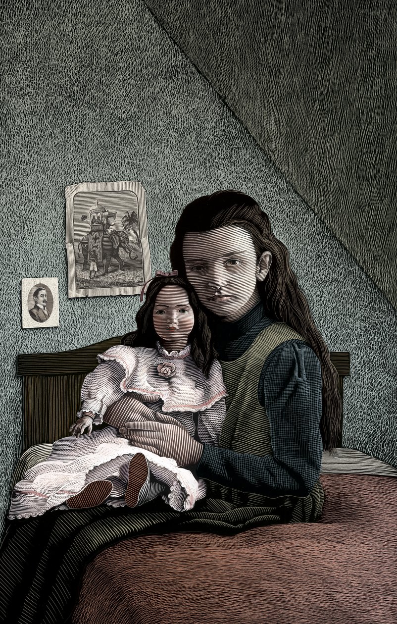 Küçük Bir Prenses, 2004 (karalama tahtası, dijital olarak renklendirilmiş) by Scott McKowen