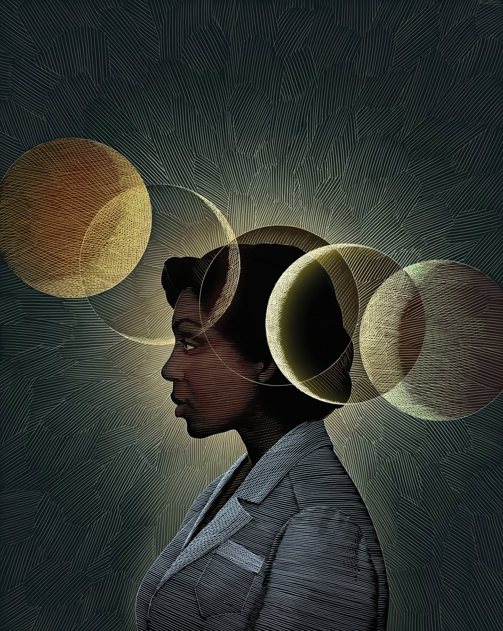 Caroline, Or Change, 2017 (karalama tahtası, dijital olarak renklendirilmiş) by Scott McKowen