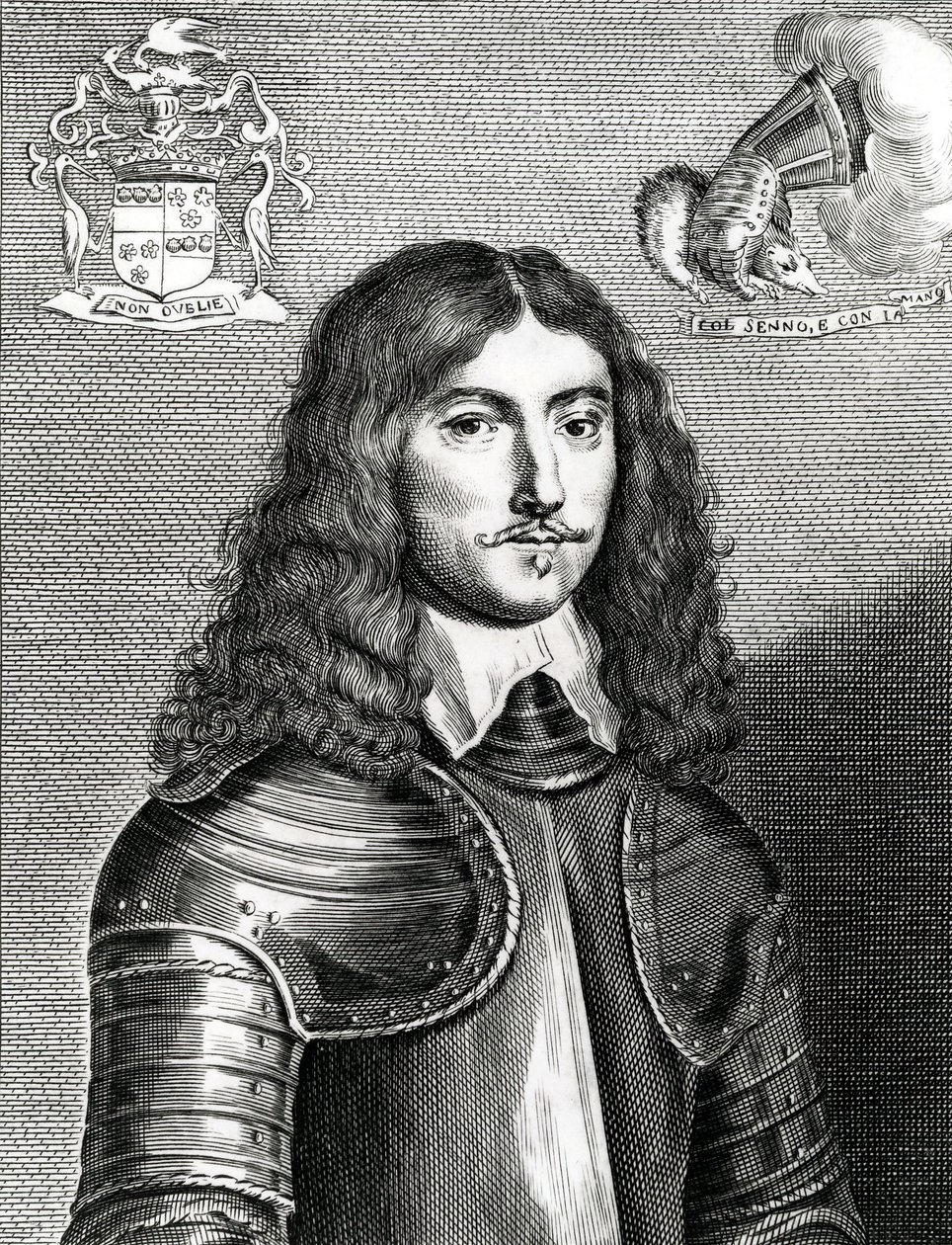 James Graham, Montrose Marquis, A. Matham tarafından yapılan baskı, c.1644-50 by Scottish School