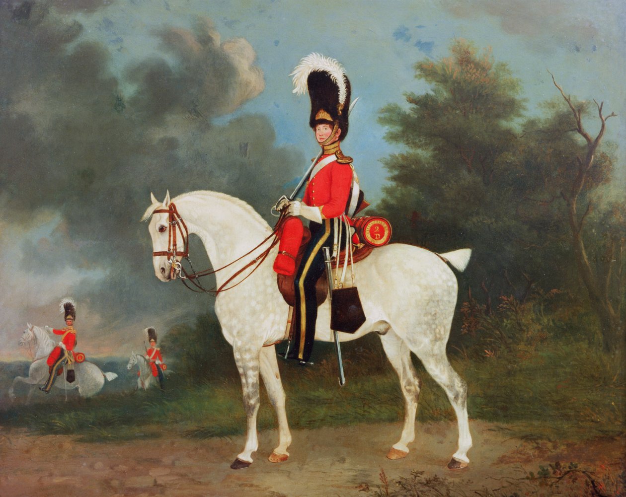 Çavuş Wallace, Kraliyet İskoç Grileri (İkinci Ejderhalar) 1832 by Scottish School