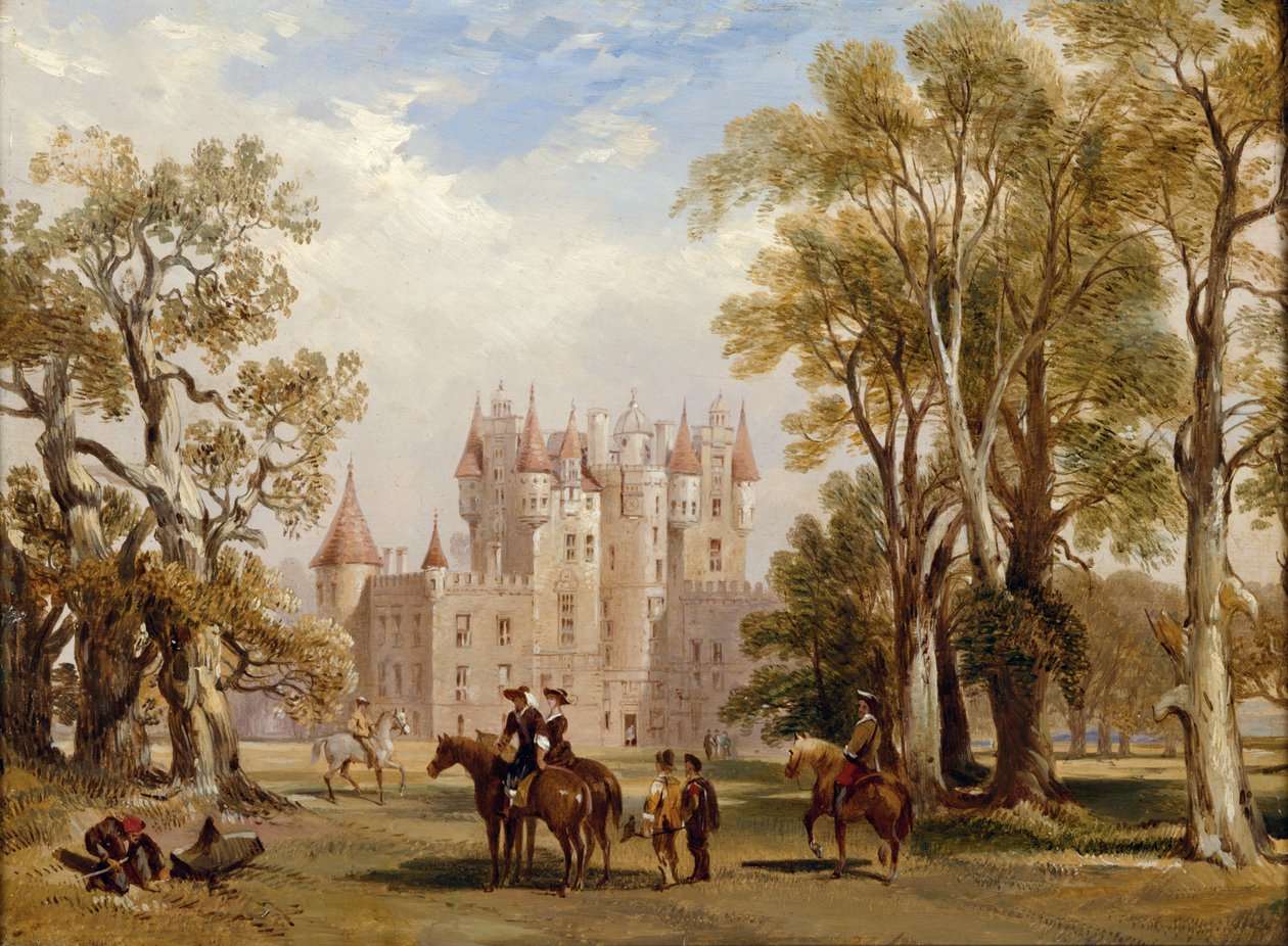 Glamis Kalesi, Angus by Scottish School