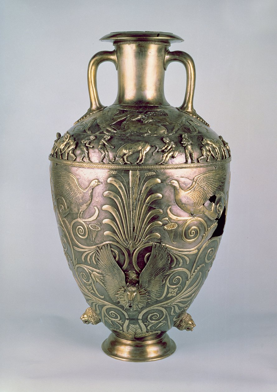 Amfora, MÖ 4. yy sonu (gümüş yaldızlı) by Scythian
