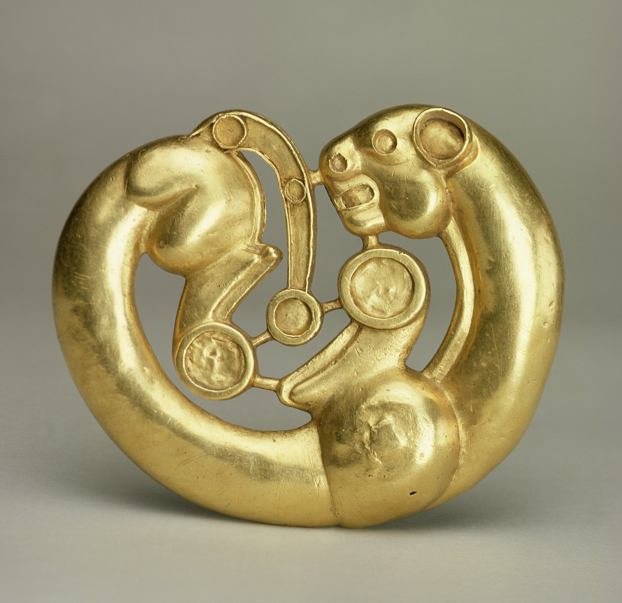 Pektoral Plak, Peter I'in Sibirya Koleksiyonundan, Altay'dan, MÖ 7.-6. yy (altın) by Scythian
