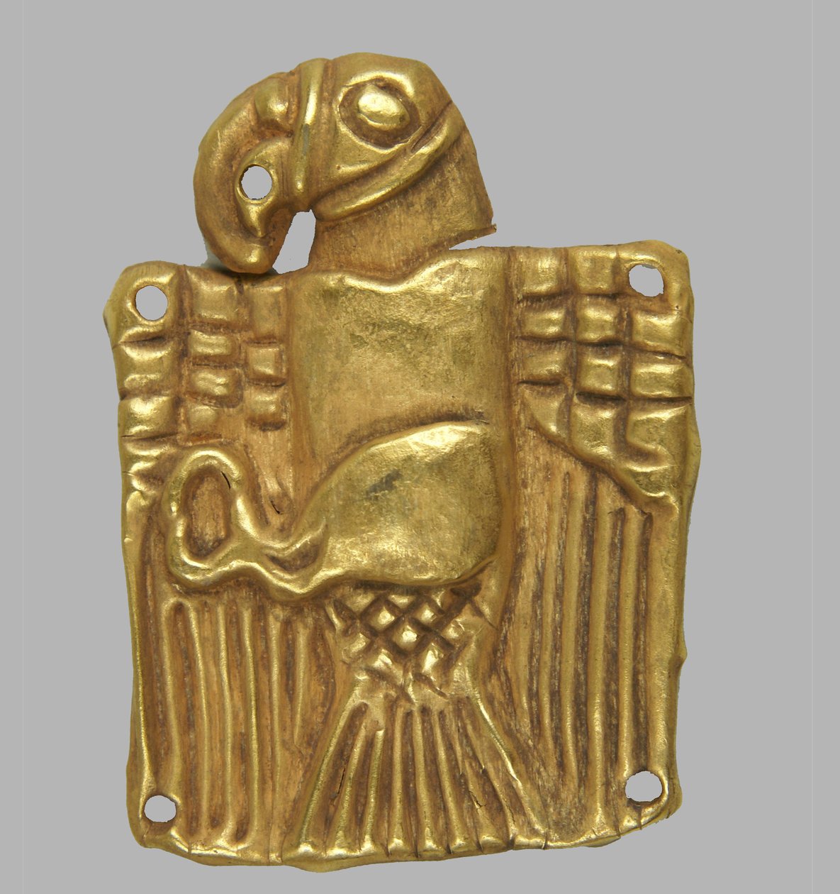 Kartal şeklinde altın plaket, 5. yüzyıl. M.Ö by Scythian