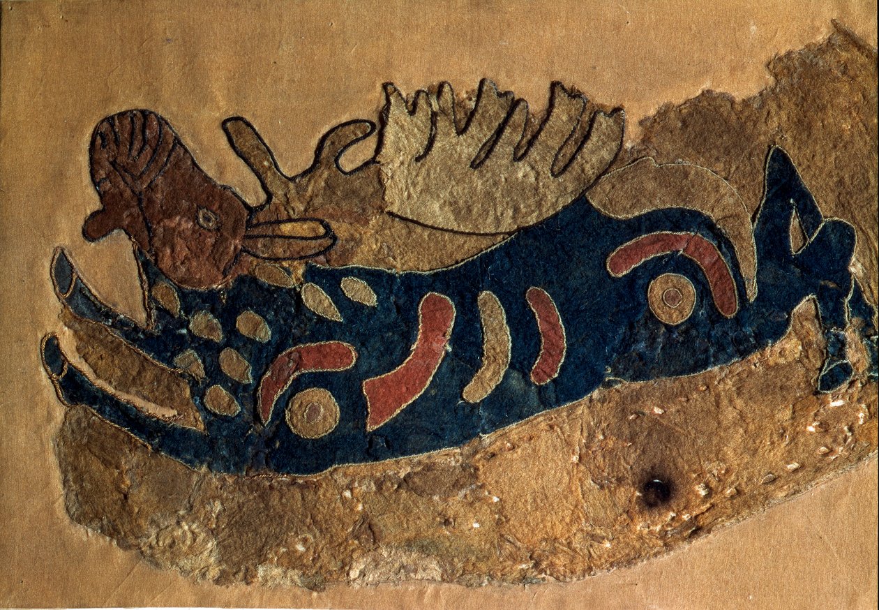Art Scythe (Scythic Civilization veya Scythia): keçe eyer kaplamasının parçası. Petersburg, Ermitaj Müzesi by Scythian Scythian