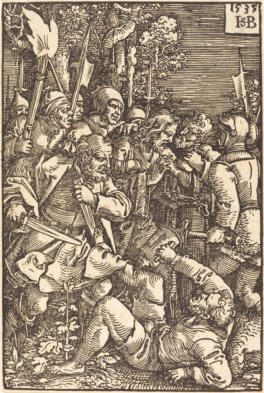 İsa Tutsak Alındı by Sebald Beham