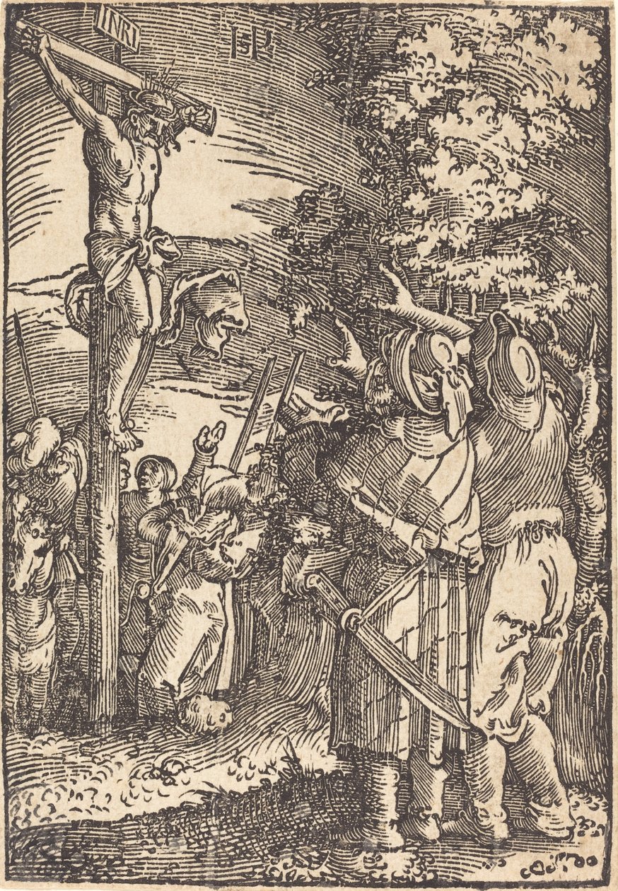 İsa çarmıhta by Sebald Beham