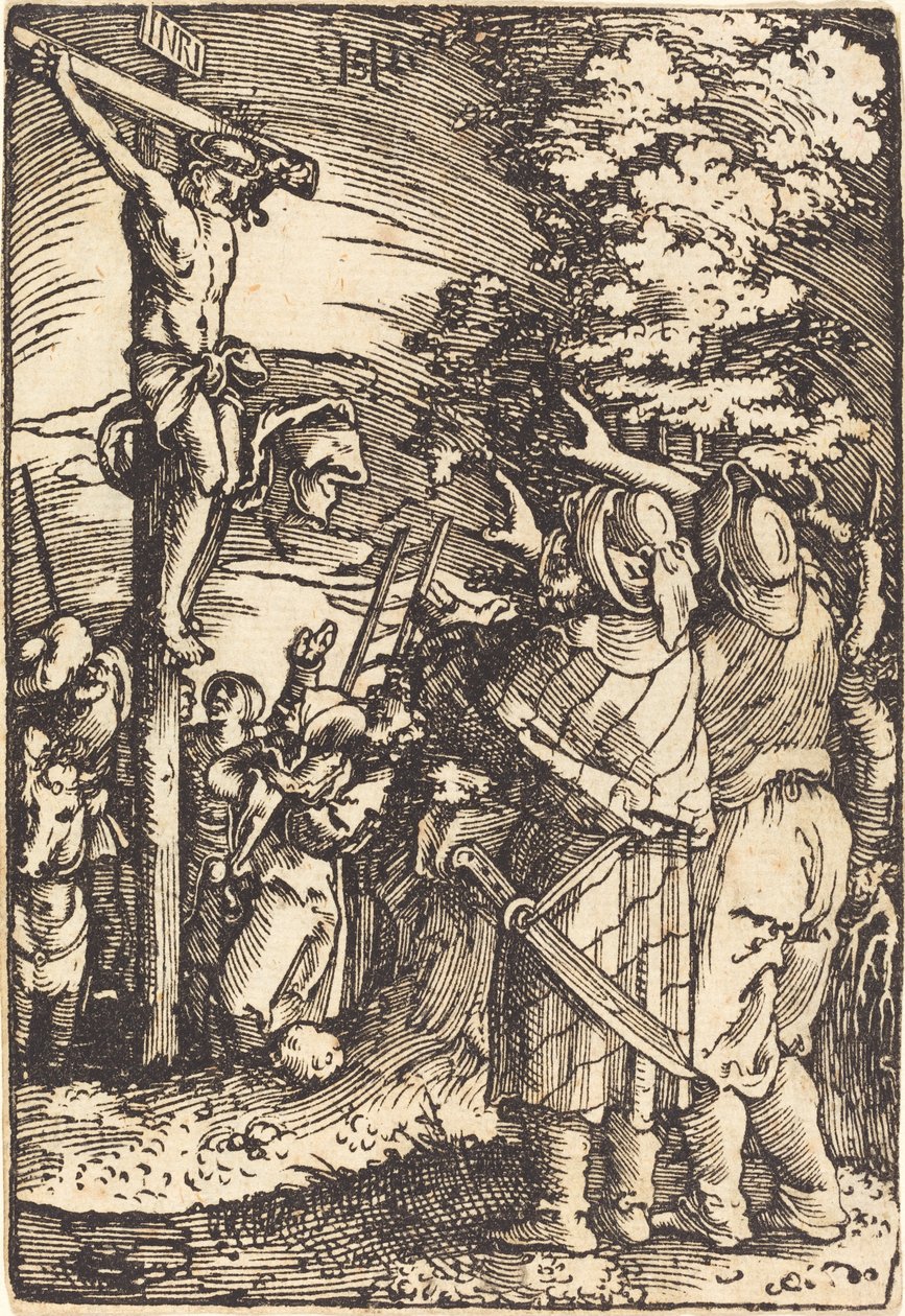 İsa çarmıhta by Sebald Beham