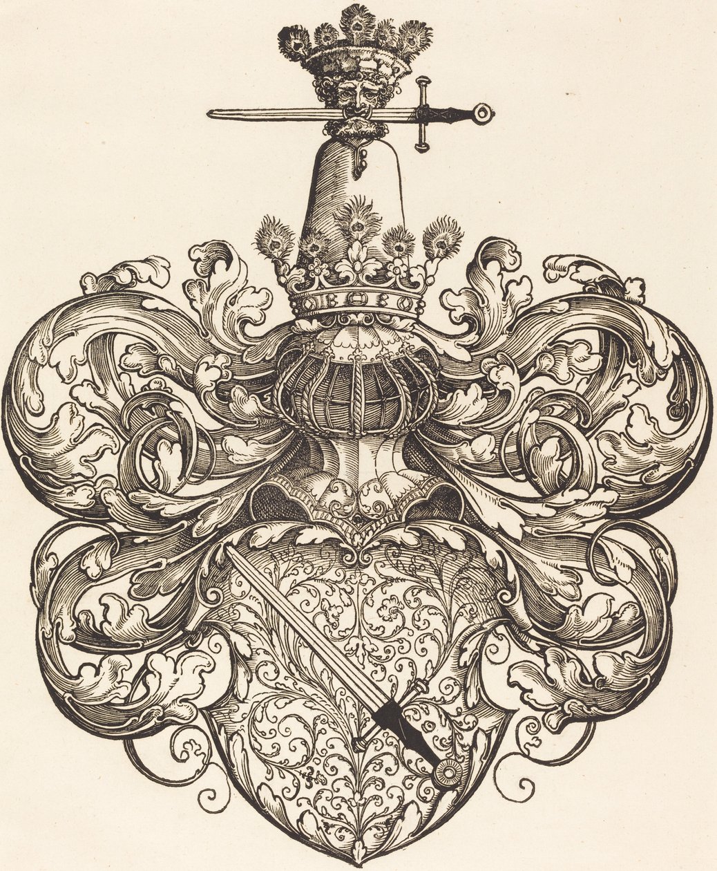 Kress von Kressenstein Ailesi Arması by Sebald Beham