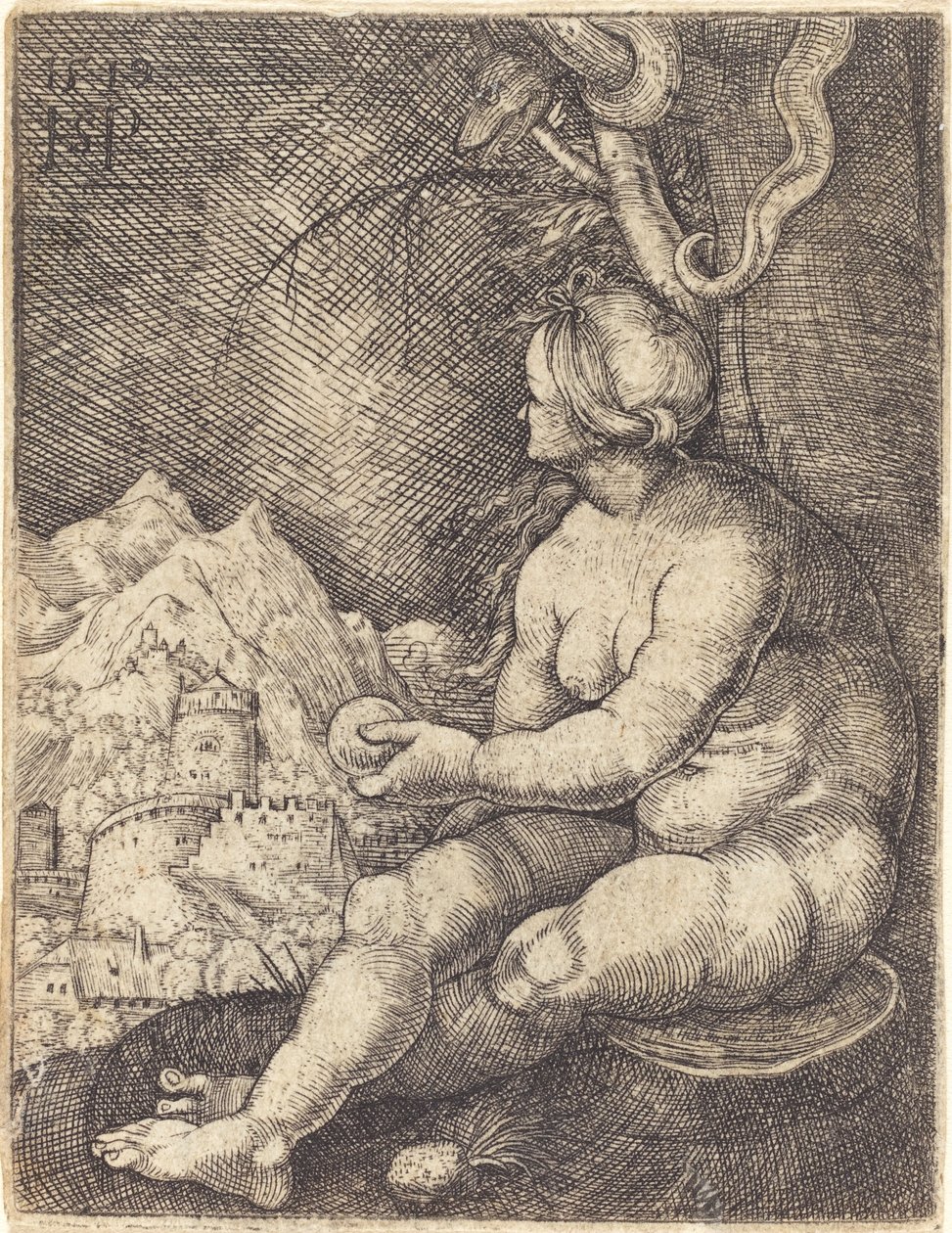 Havva Oturmuş by Sebald Beham