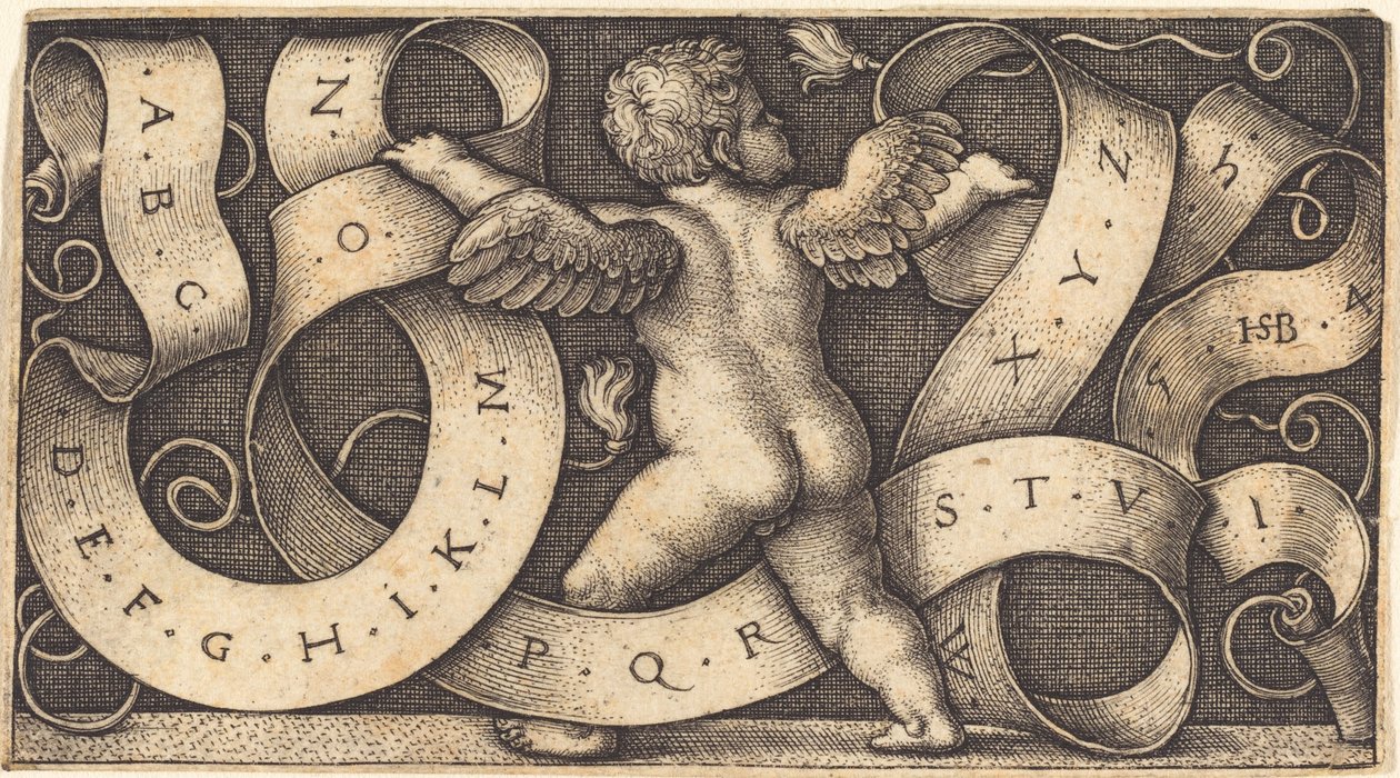 Alfabe ile Deha by Sebald Beham