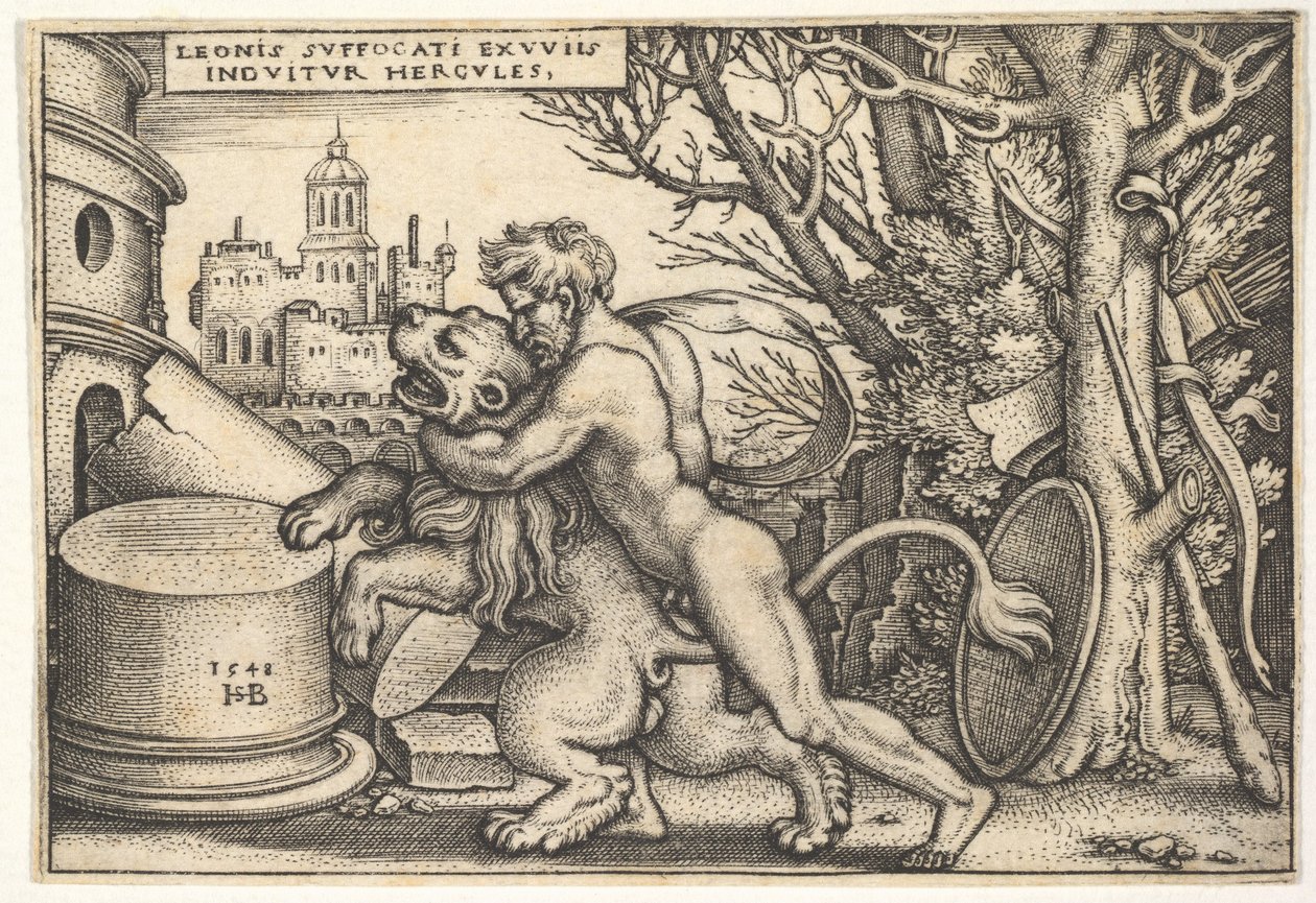 Herkül, profilde, 