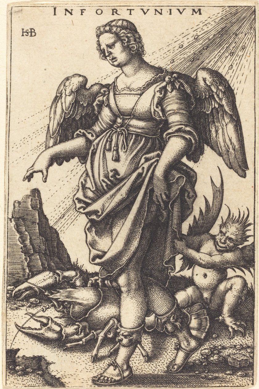talihsizlik by Sebald Beham