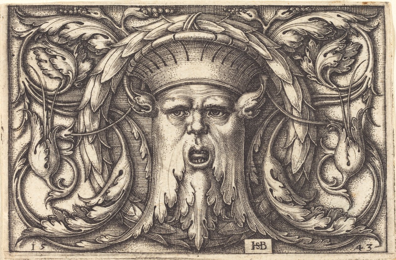 Maskeli Süsleme by Sebald Beham