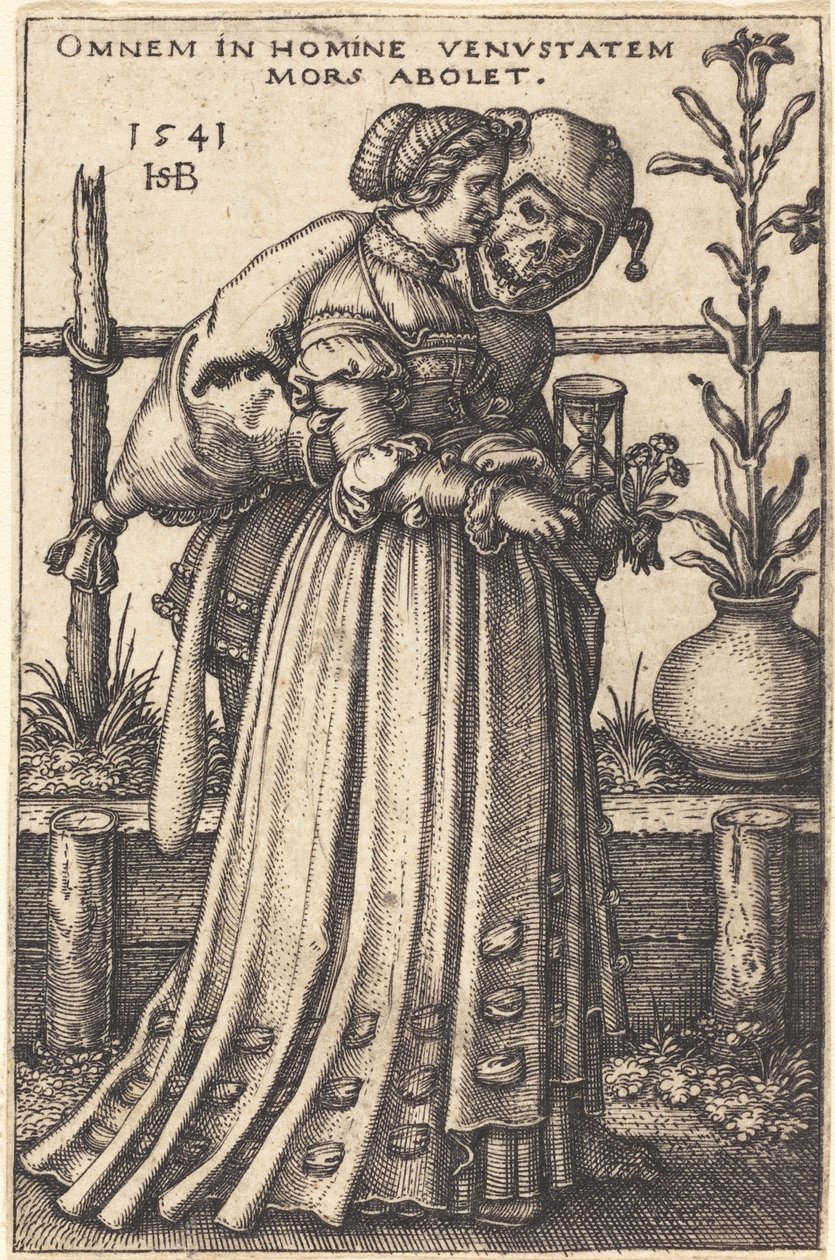 Leydi ve Ölüm by Sebald Beham