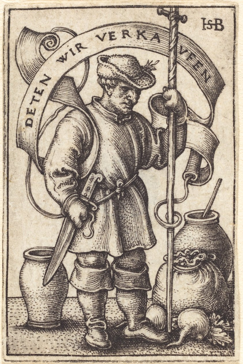 pazar köylüsü by Sebald Beham