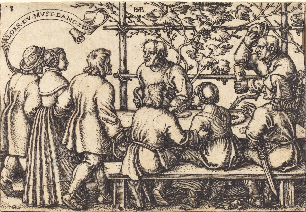Köylü Ziyafeti by Sebald Beham