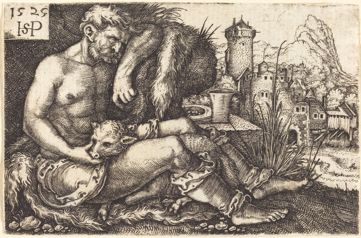 Çoban by Sebald Beham
