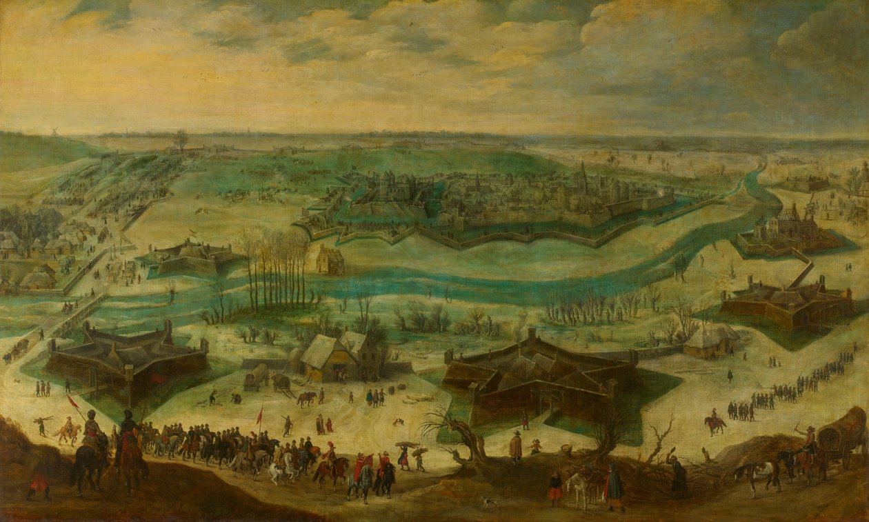 Julich Kuşatması, 1621-22 by Sebastiaen Vrancx (attributed to)