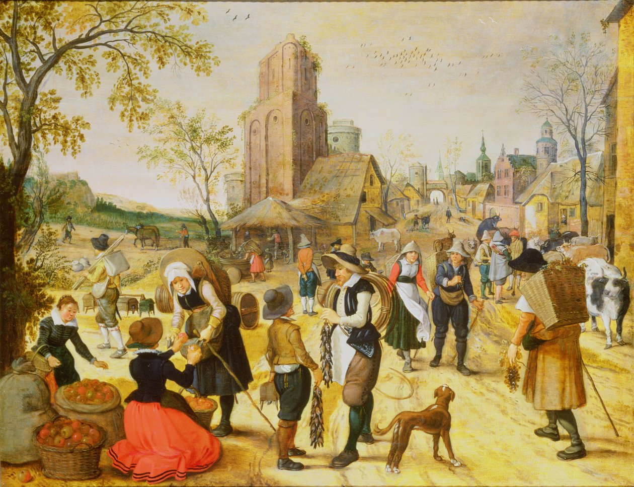 Bir Köy Kermes by Sebastian Vrancx