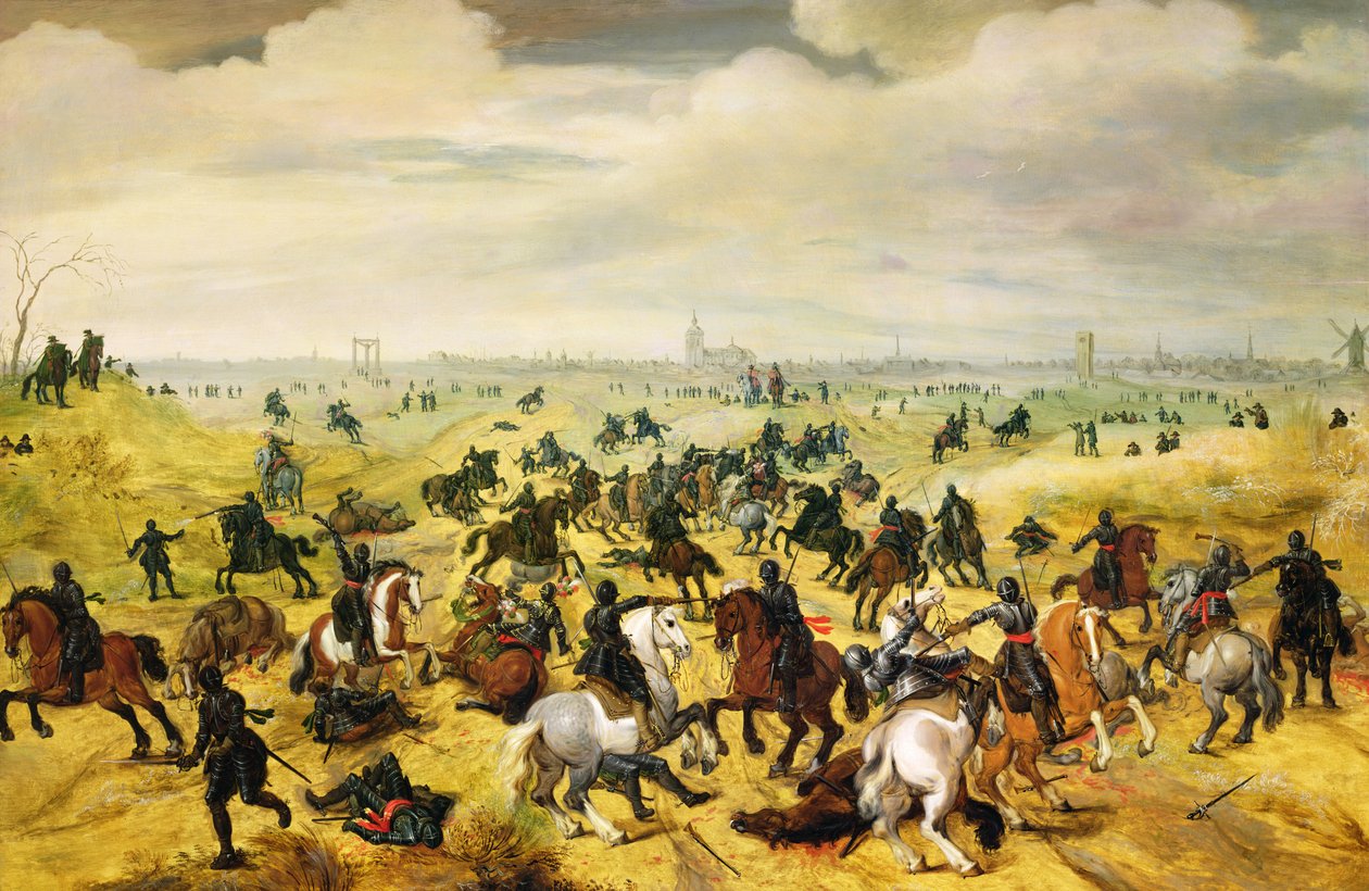 Leckerbeetje Savaşı, 1600 (panel) (77047) by Sebastian Vrancx