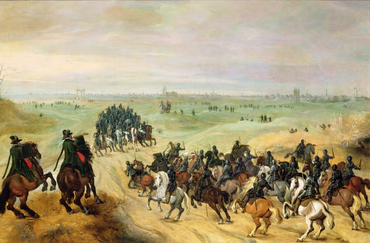 Yüzleşme, 1600 (panel) (77048 çifti) by Sebastian Vrancx