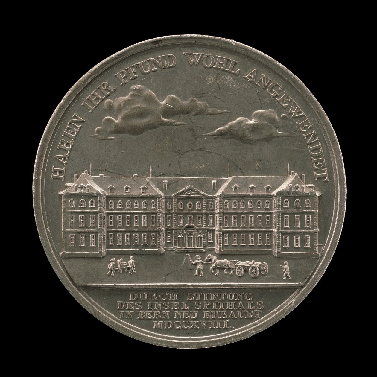 Inselspital, Bern [ters], 1818. by Sebastian Burger