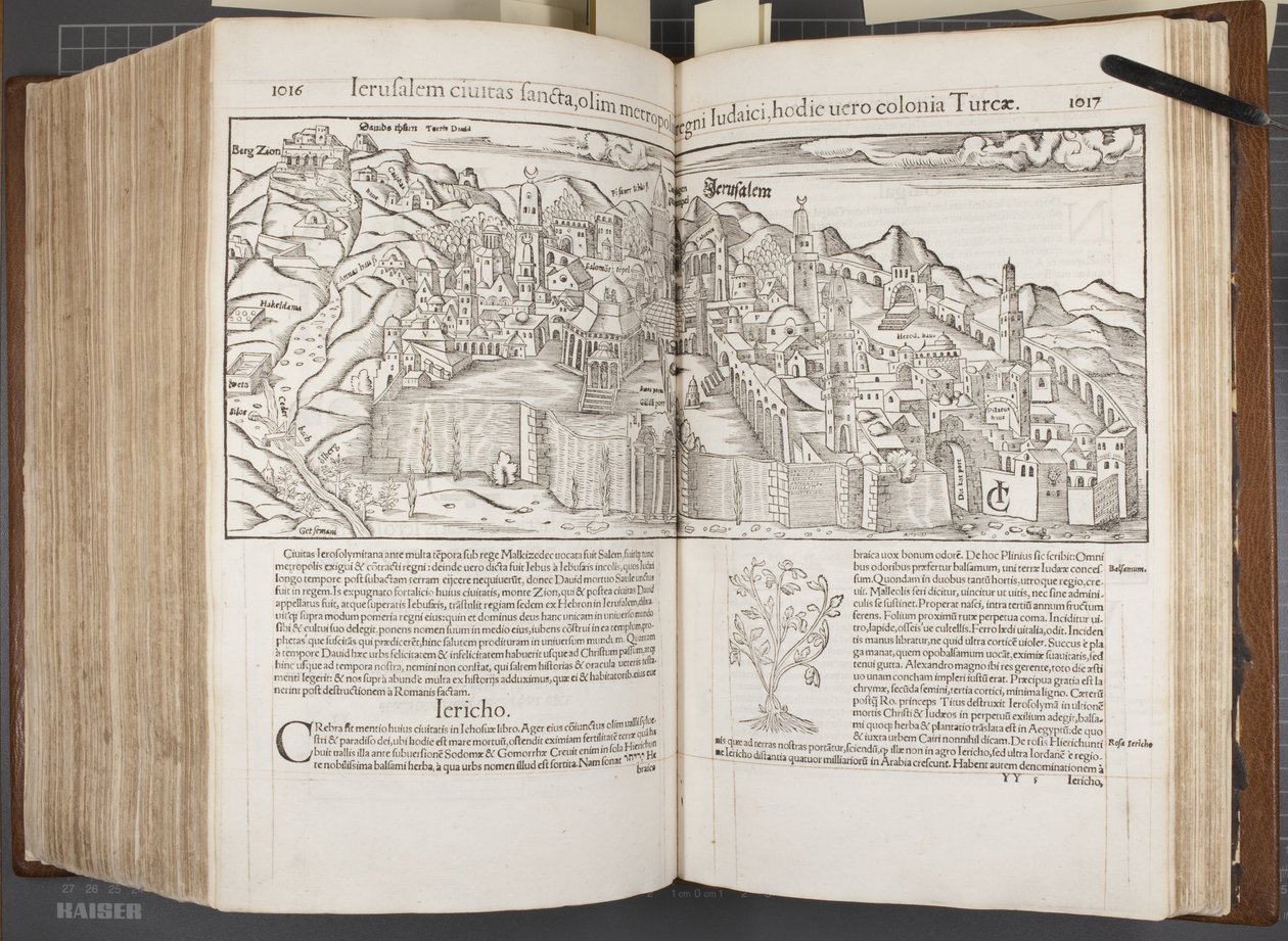 Kozmografi, Fol 1016-1017, 1544 by Sebastian Munster