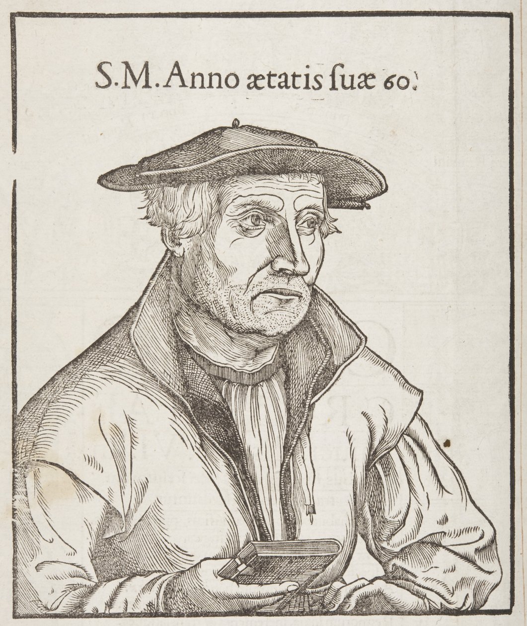 Cosmographia, başlık sayfasının arka yüzü, 1544 by Sebastian Munster