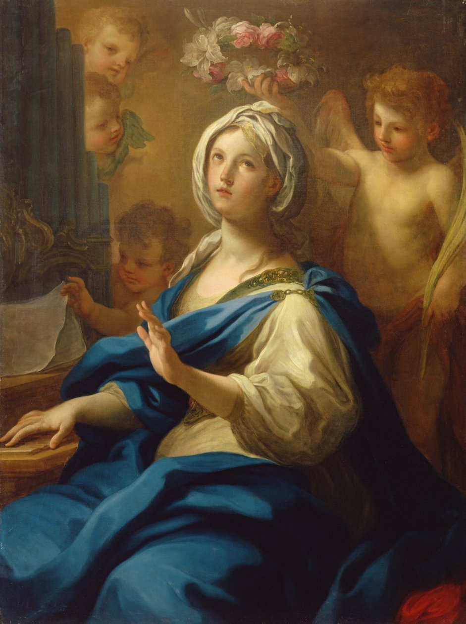 NS. Cecilia by Sebastiano Conca