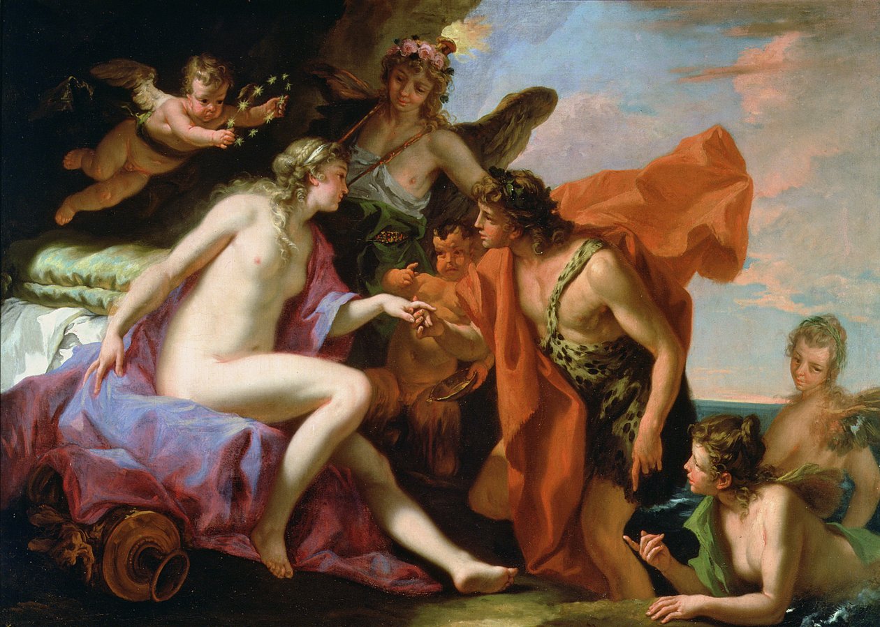 Bacchus ve Ariadne by Sebastiano Ricci