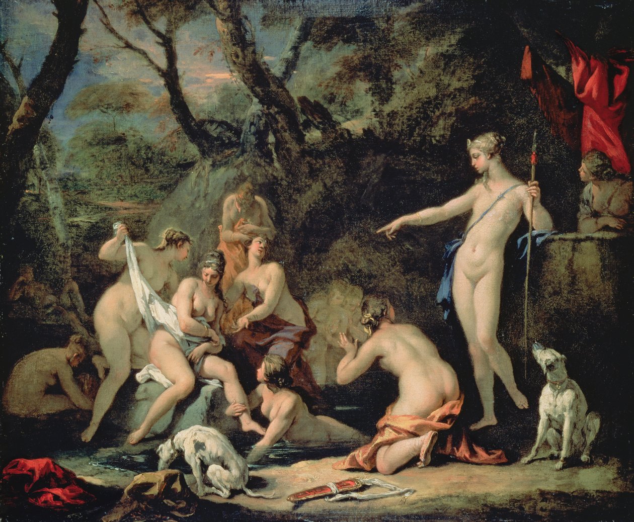 Diana ve Callisto by Sebastiano Ricci