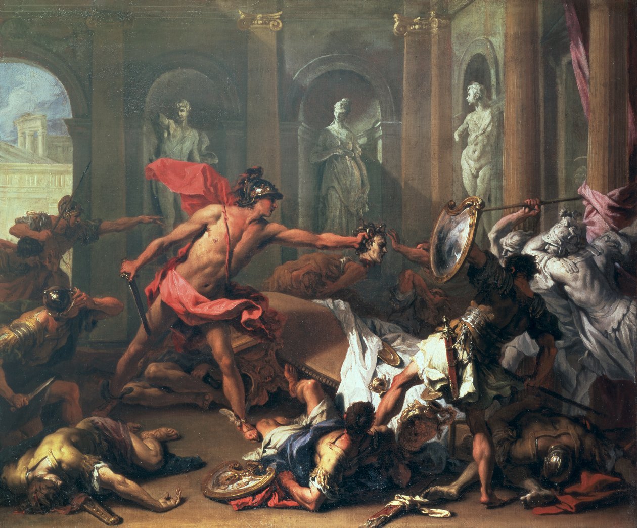 Perseus ve Medusa by Sebastiano Ricci