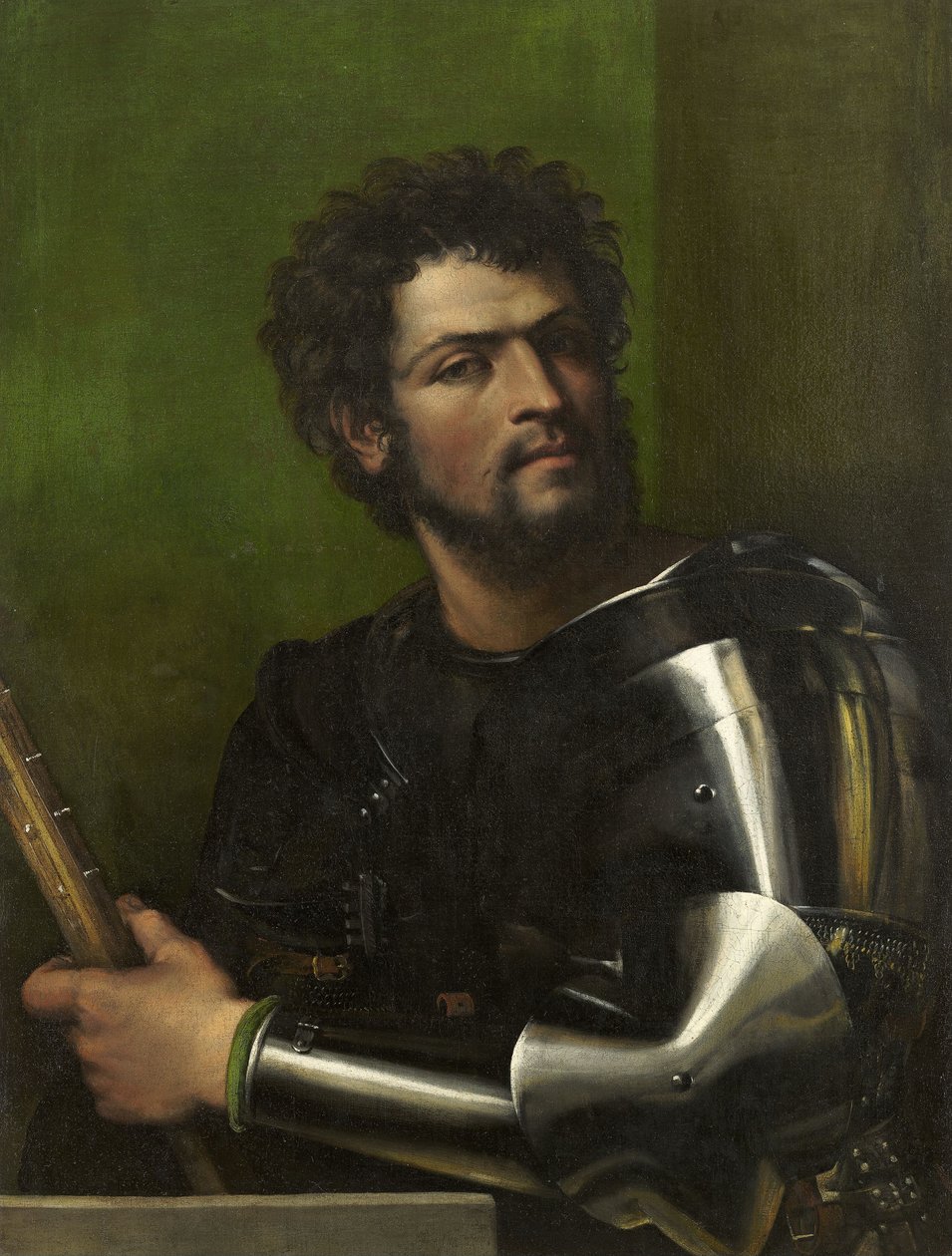 Zırhlı Bir Adamın Portresi by Sebastiano del Piombo