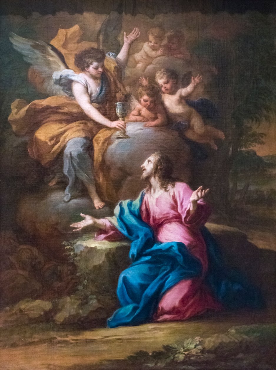 Gethsemane Bahçesinde Mesih by Sebastiano Conca