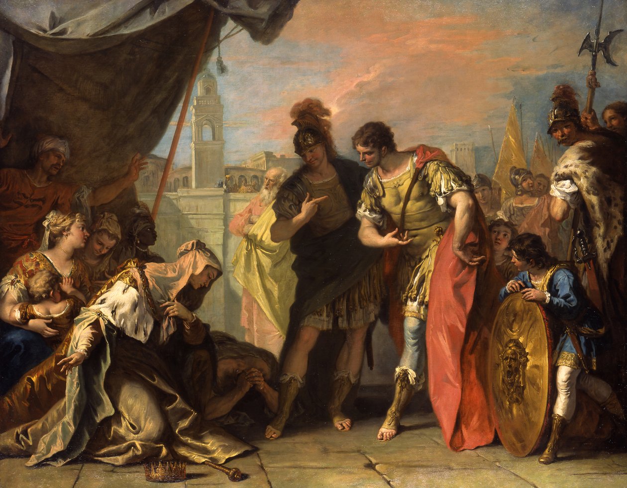 İskender ve Darius Ailesi, c.1708-1710 by Sebastiano Ricci