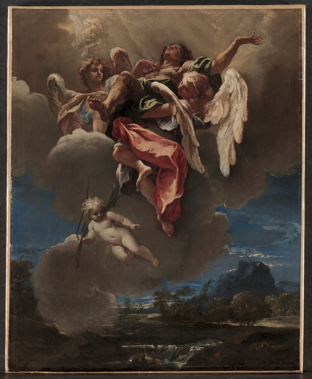 San Bernardino dei Morti için Bir Azizin Apotheosis