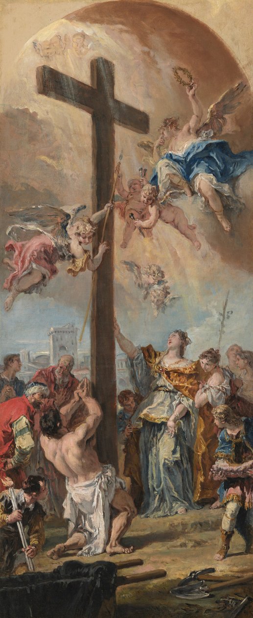 Gerçek Haçın Yüceltilmesi by Sebastiano Ricci